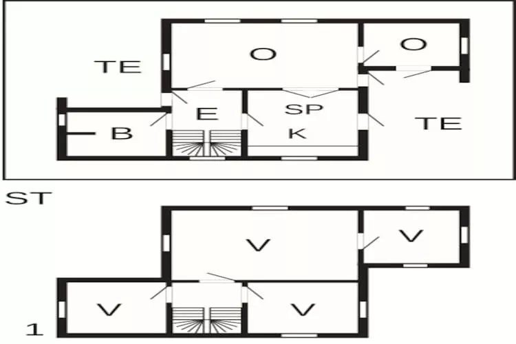 5 persoons vakantie huis in Harboøre-Plattegrond