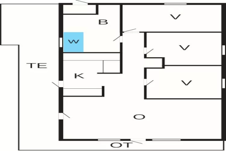 6 persoons vakantie huis in Jerup-By Traum-Plattegrond