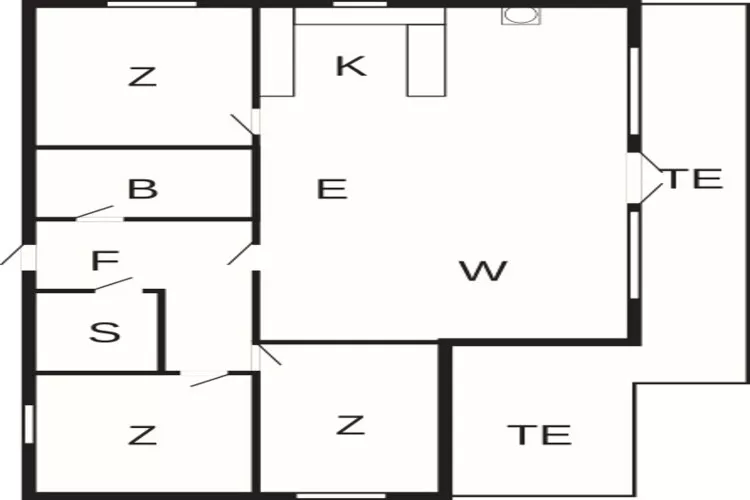 6 persoons vakantie huis in Nørre Nebel-By Traum-Plattegrond