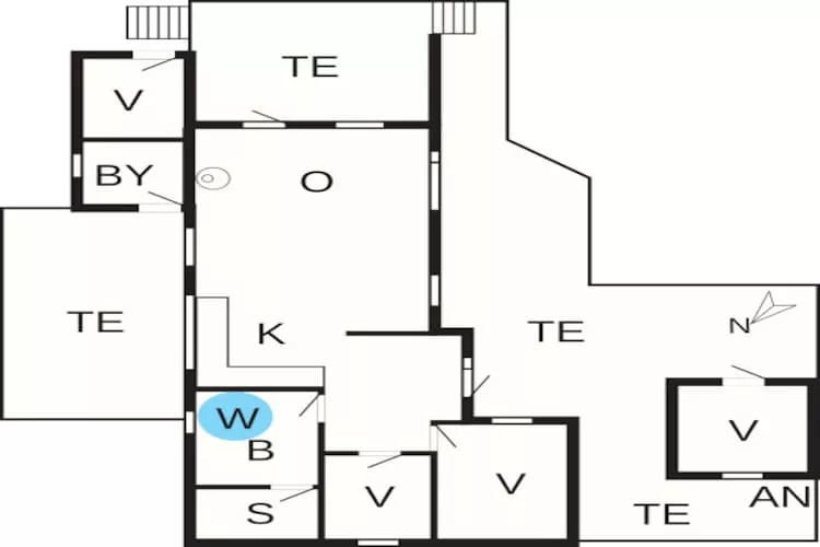 Afgelegen strand retraite -- By Traum Ferienwohnungen-Plattegrond