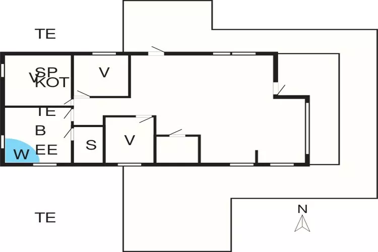 6 persoons vakantie huis in Hadsund-By Traum-Plattegrond