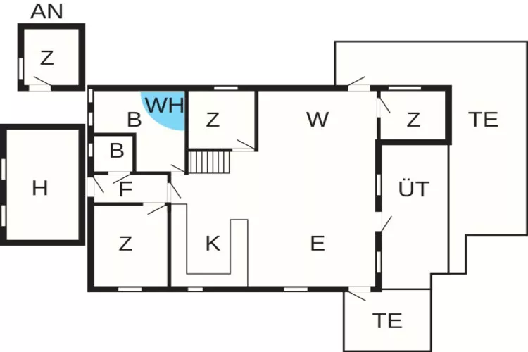 8 persoons vakantie huis in Hemmet-By Traum-Plattegrond