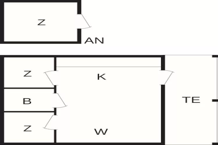 Kust ontsnapping in Laeso -- By Traum Ferienwohnungen-Plattegrond
