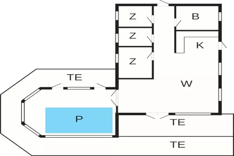 6 persoons vakantie huis in Ulfborg-By Traum-Plattegrond