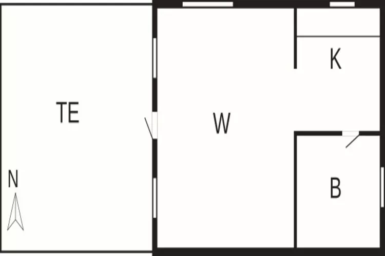 4 persoons vakantie huis in Slöinge-Plattegrond