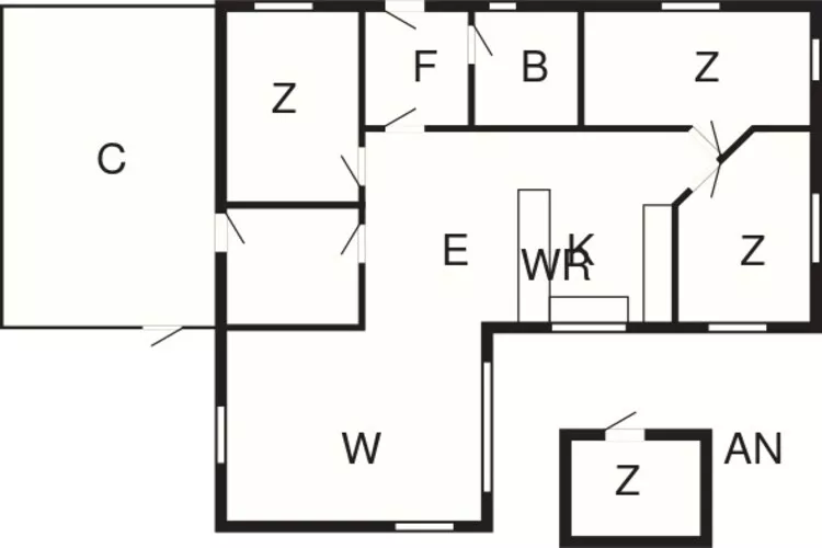 8 persoons vakantie huis in Harpelunde-By Traum-Plattegrond