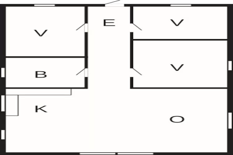4 persoons vakantie huis in Toftlund-By Traum-Plattegrond