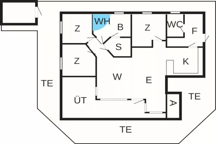 7 persoons vakantie huis in Ansager-By Traum-Plattegrond