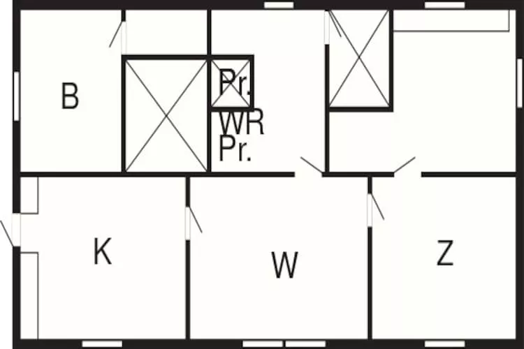 4 persoons vakantie huis in KUNGSHAMN-Plattegrond