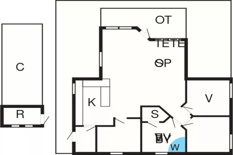 Kwaliteitsfamilie retraite -- By Traum Ferienwohnungen-Plattegrond