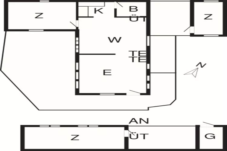 6 persoons vakantie huis in Dannemare-By Traum-Plattegrond
