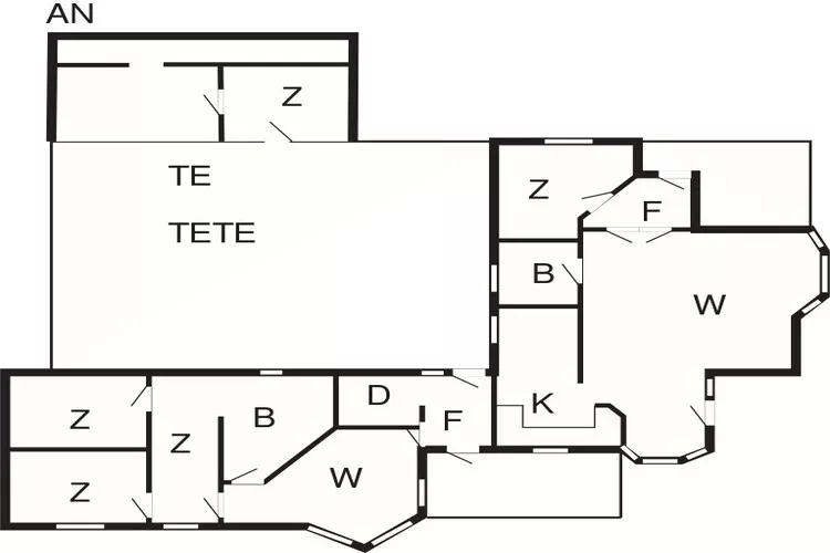 Ruim familieverblijf -- By Traum Ferienwohnungen-Plattegrond
