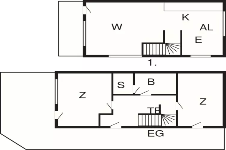 MERKUR 35+33 S DHH 2.+3.RH.-Plattegrond