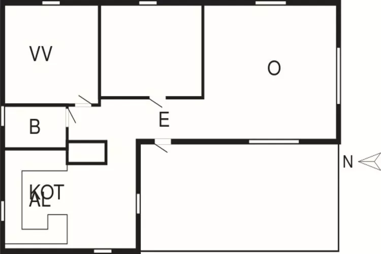 5 persoons vakantie huis in Osby-Plattegrond