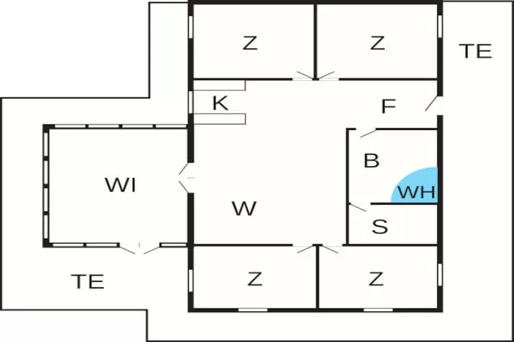 8 persoons vakantie huis in Højslev-By Traum-Plattegrond