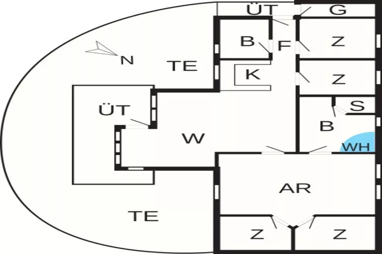 12 persoons vakantie huis in Idestrup-By Traum-Plattegrond