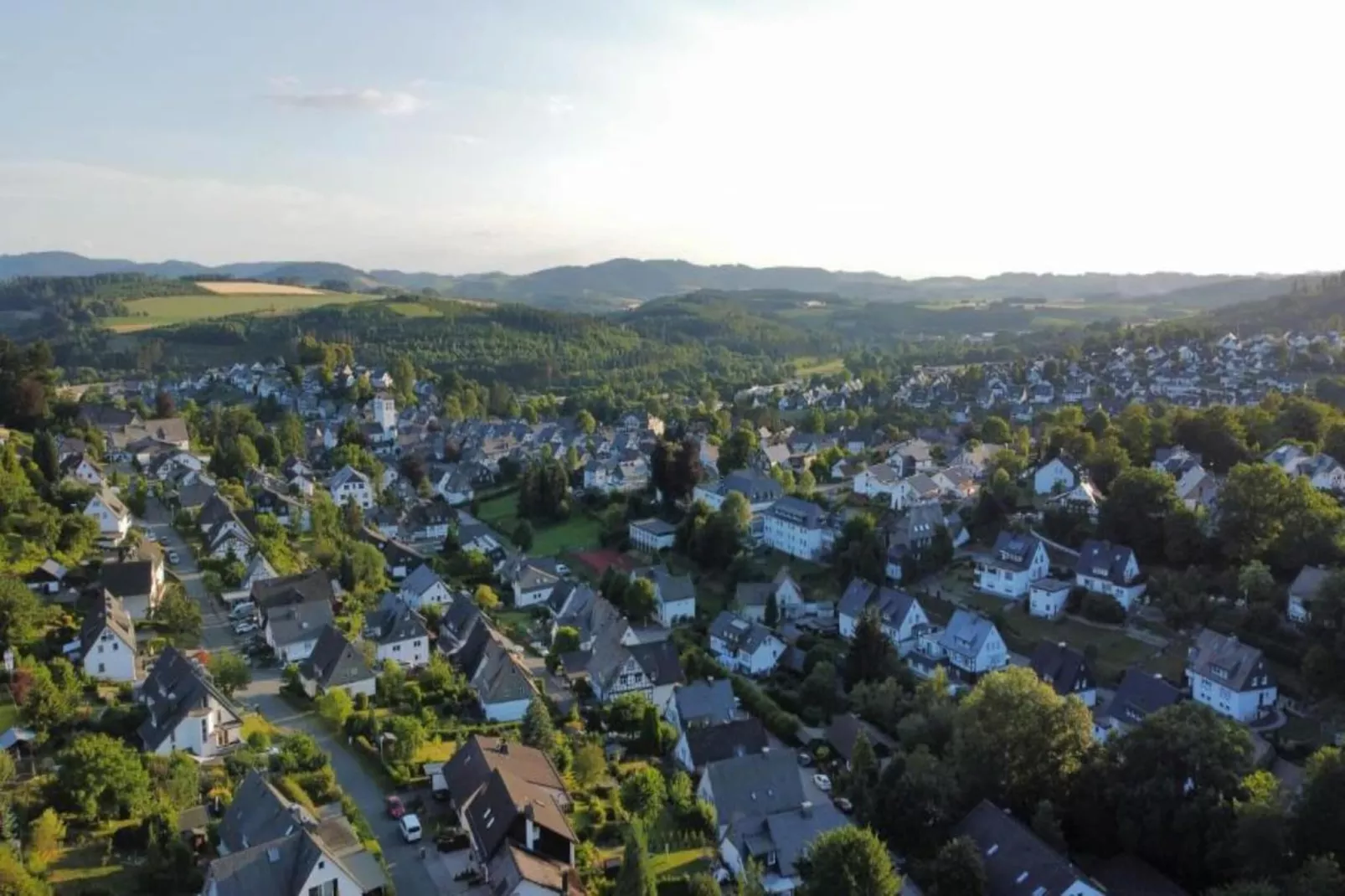 Waldhäuschen-Gebieden zomer 20km