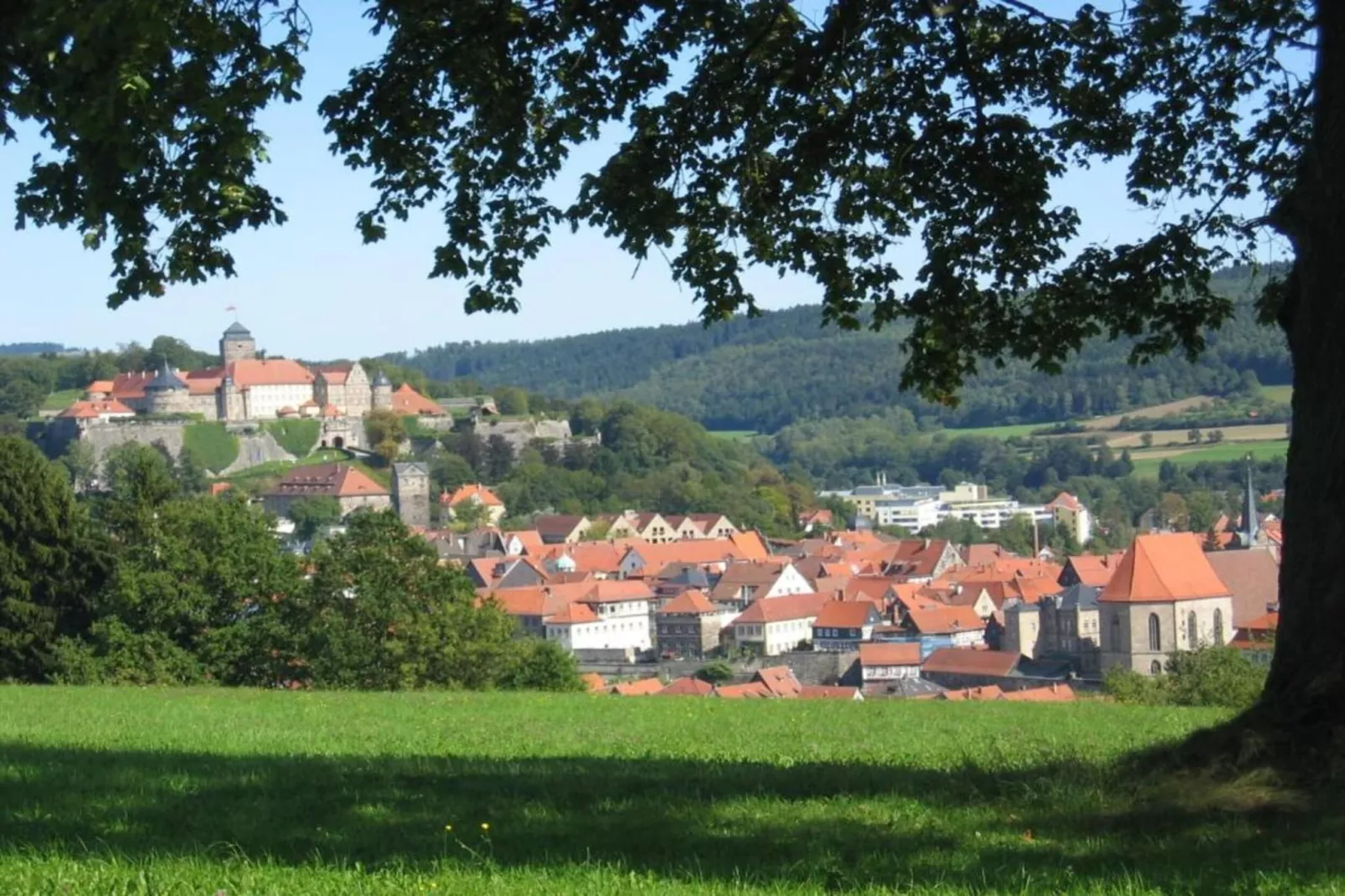 Weißenbrunn-Gebieden zomer 20km