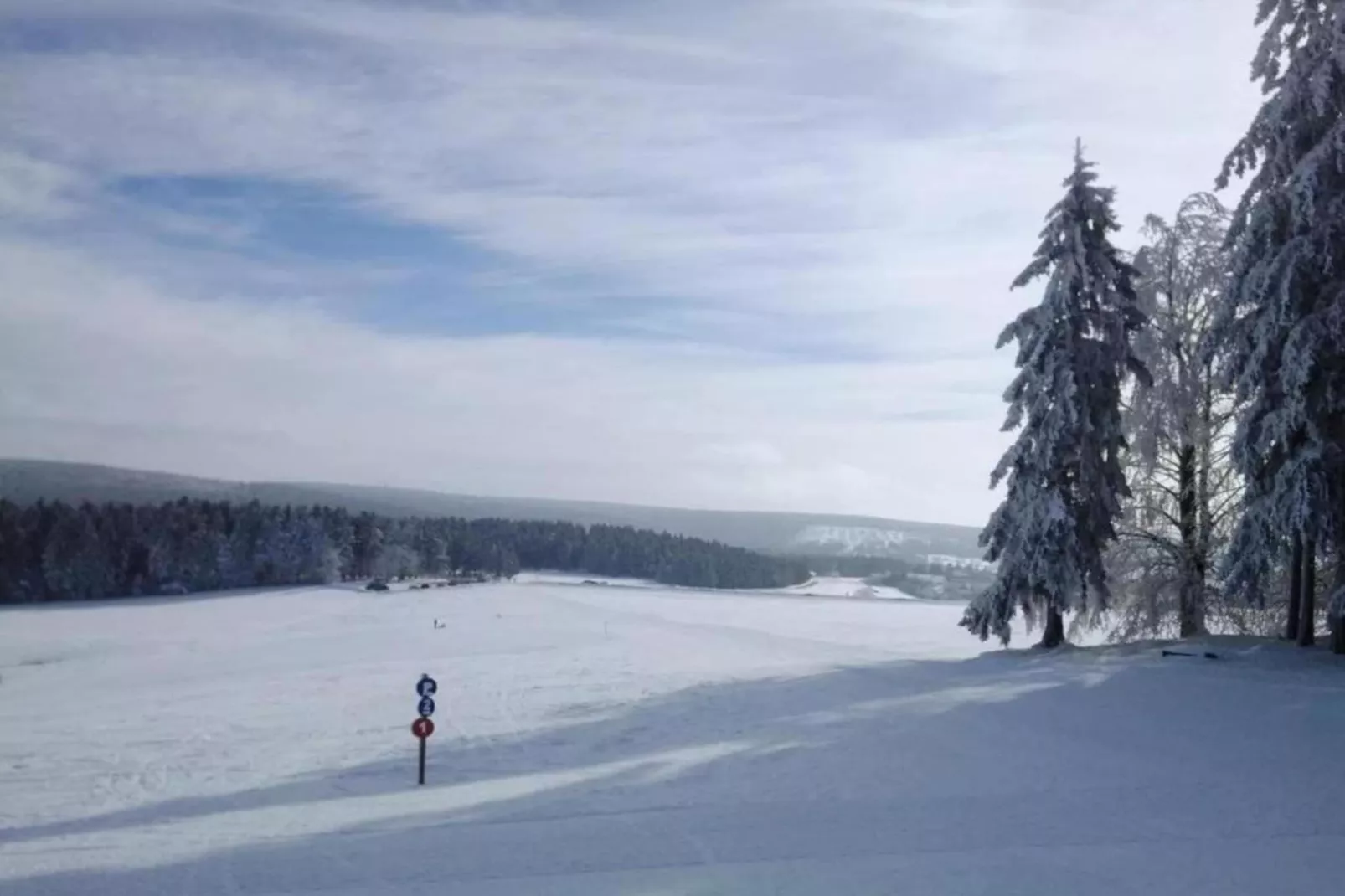 Veste Coburg Blick-Gebied winter 20km