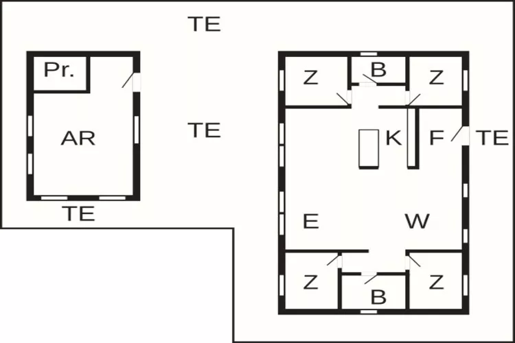 12 persoons vakantie huis in Løkken-By Traum-Plattegrond