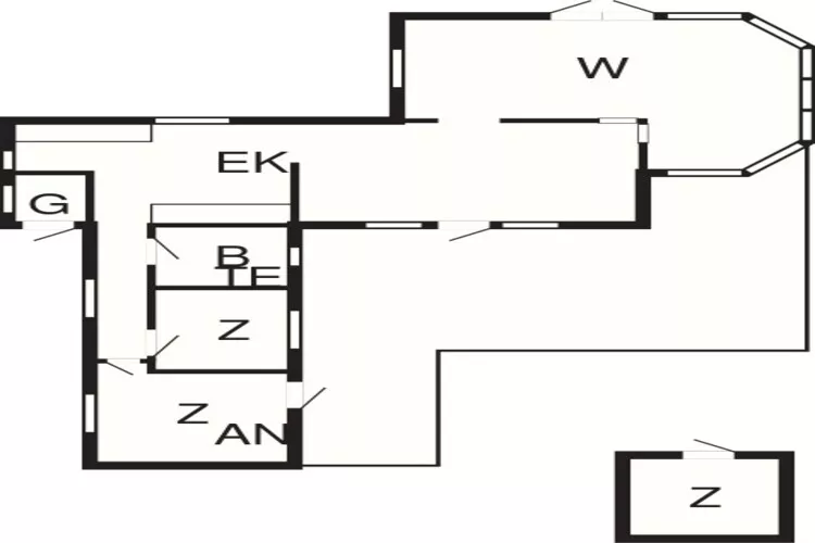 6 persoons vakantiehuis in Ebeltoft-Plattegrond