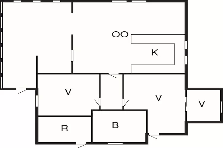 6 persoons vakantie huis in Fanø-Plattegrond