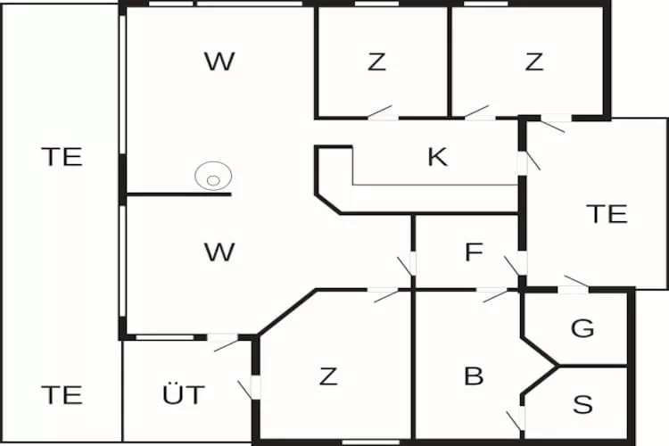 7 persoons vakantie huis in Løgstør-By Traum-Plattegrond