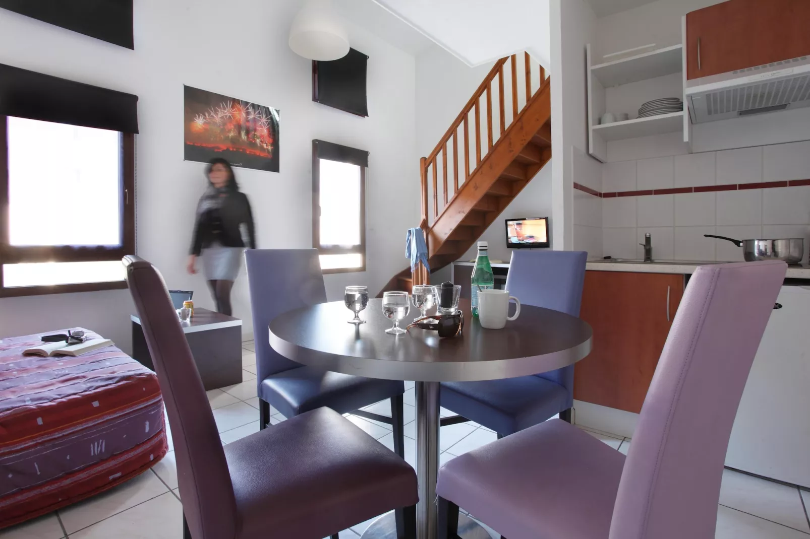 Résidence la Barbacane Carcassonne / Studio double 2 pers-Eetkamer