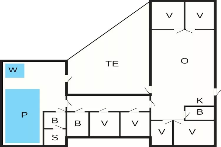 14 persoons vakantie huis in Væggerløse-By Traum-Plattegrond