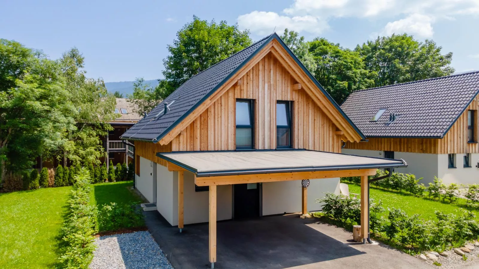 Mountain Chalet Arnica-Buitenkant zomer
