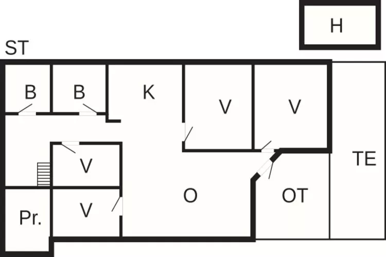 8 persoons vakantie huis in Løkken-By Traum-Plattegrond