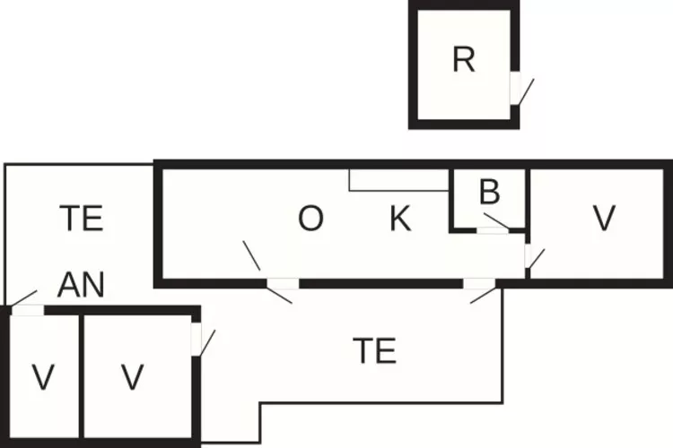 6 persoons vakantie huis in Øster Assels-By Traum-Plattegrond