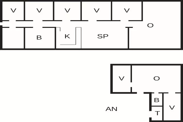 14 persoons vakantie huis in Rømø-By Traum-Plattegrond