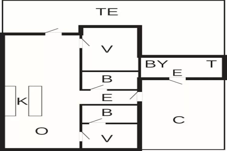 4 persoons vakantie huis in Gilleleje-Plattegrond