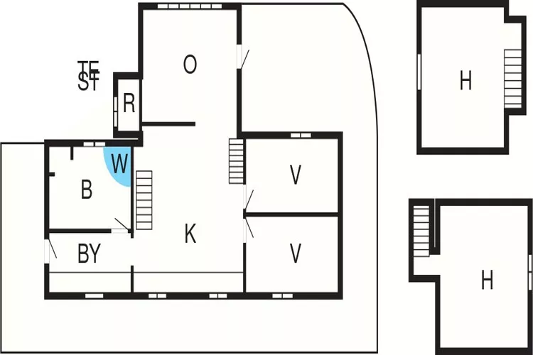 6 persoons vakantie huis in Nykøbing M-By Traum-Plattegrond