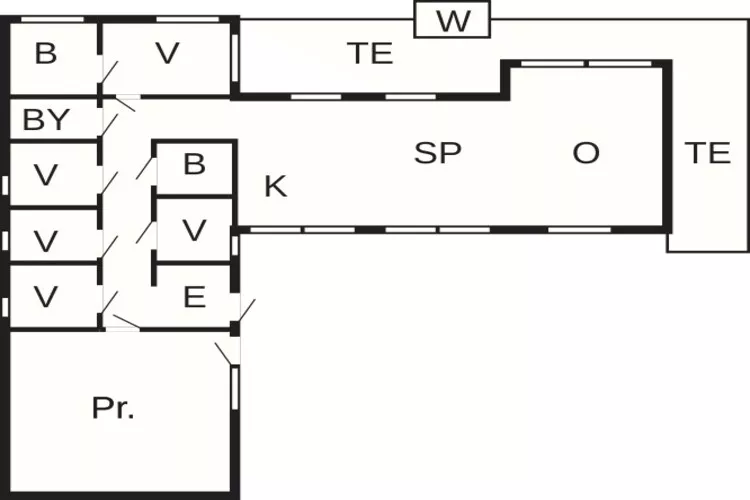 10 persoons vakantie huis in Moen-By Traum-Plattegrond