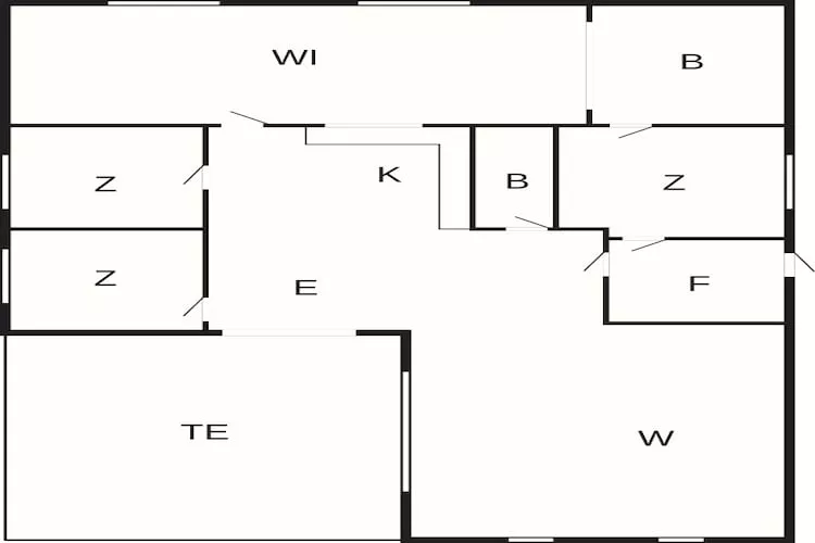 Gerestaureerde retraite in Marielyst -- By Traum Ferienwohnungen-Plattegrond