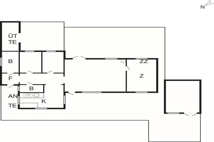 5 persoons vakantie huis in Ulfborg-By Traum-Plattegrond