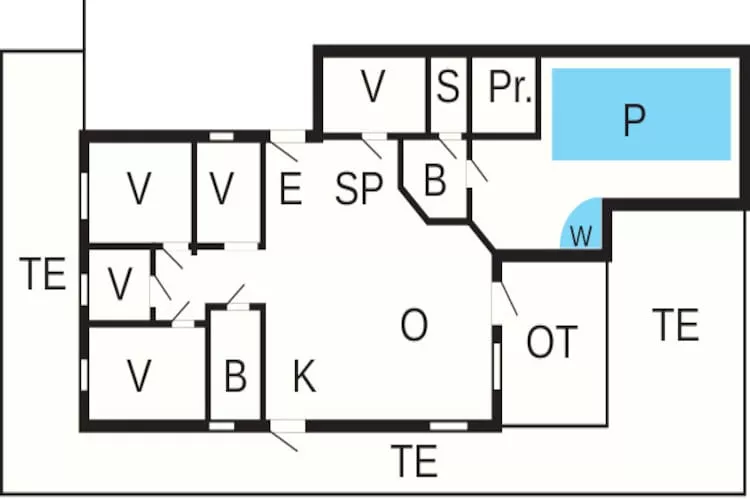 10 persoons vakantie huis in Juelsminde-By Traum-Plattegrond