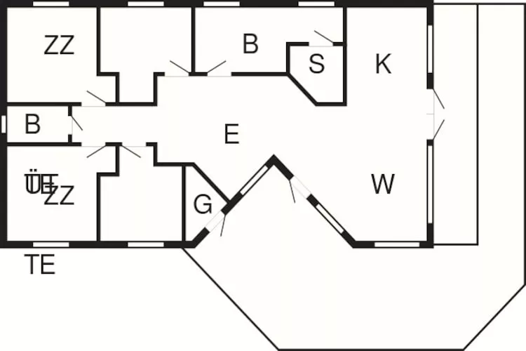 8 persoons vakantie huis in Nexø-Plattegrond