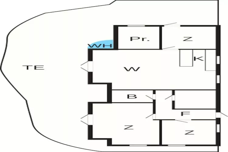 Licht vakantiehuis met bubbelbad -- By Traum Ferienwohnungen-Plattegrond