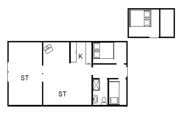 4 persoons vakantie huis in Hemmet-By Traum-Plattegrond