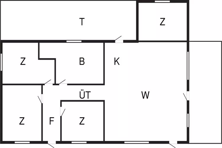 8 persoons vakantie huis in Fårvang-By Traum-Plattegrond