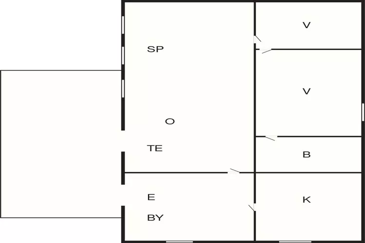 4 persoons vakantie huis in Hadsund-By Traum-Plattegrond