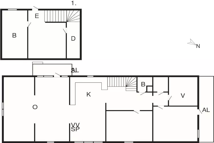 4 sterren vakantie huis in HUNNEBOSTRAND-By Traum-Plattegrond