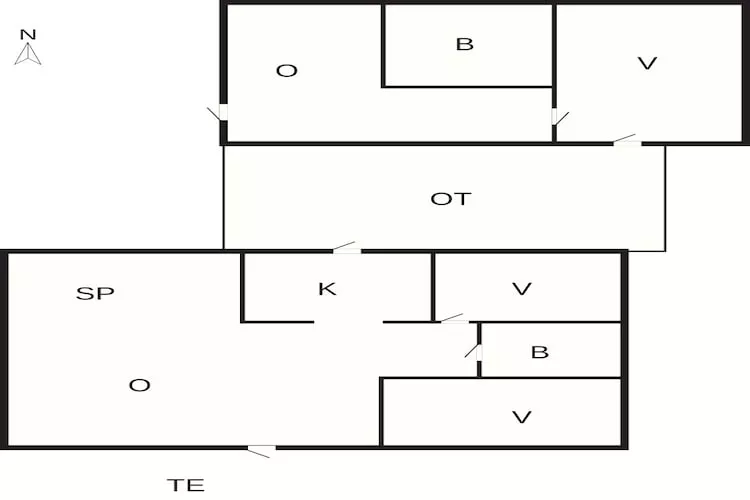 6 persoons vakantie huis in Løkken-By Traum-Plattegrond