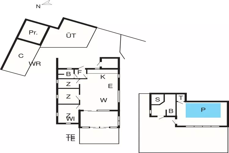 4 sterren vakantie huis in Hejls-By Traum-Plattegrond