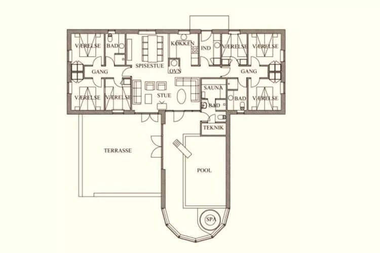 4 sterren vakantie huis in Harboøre-Plattegrond