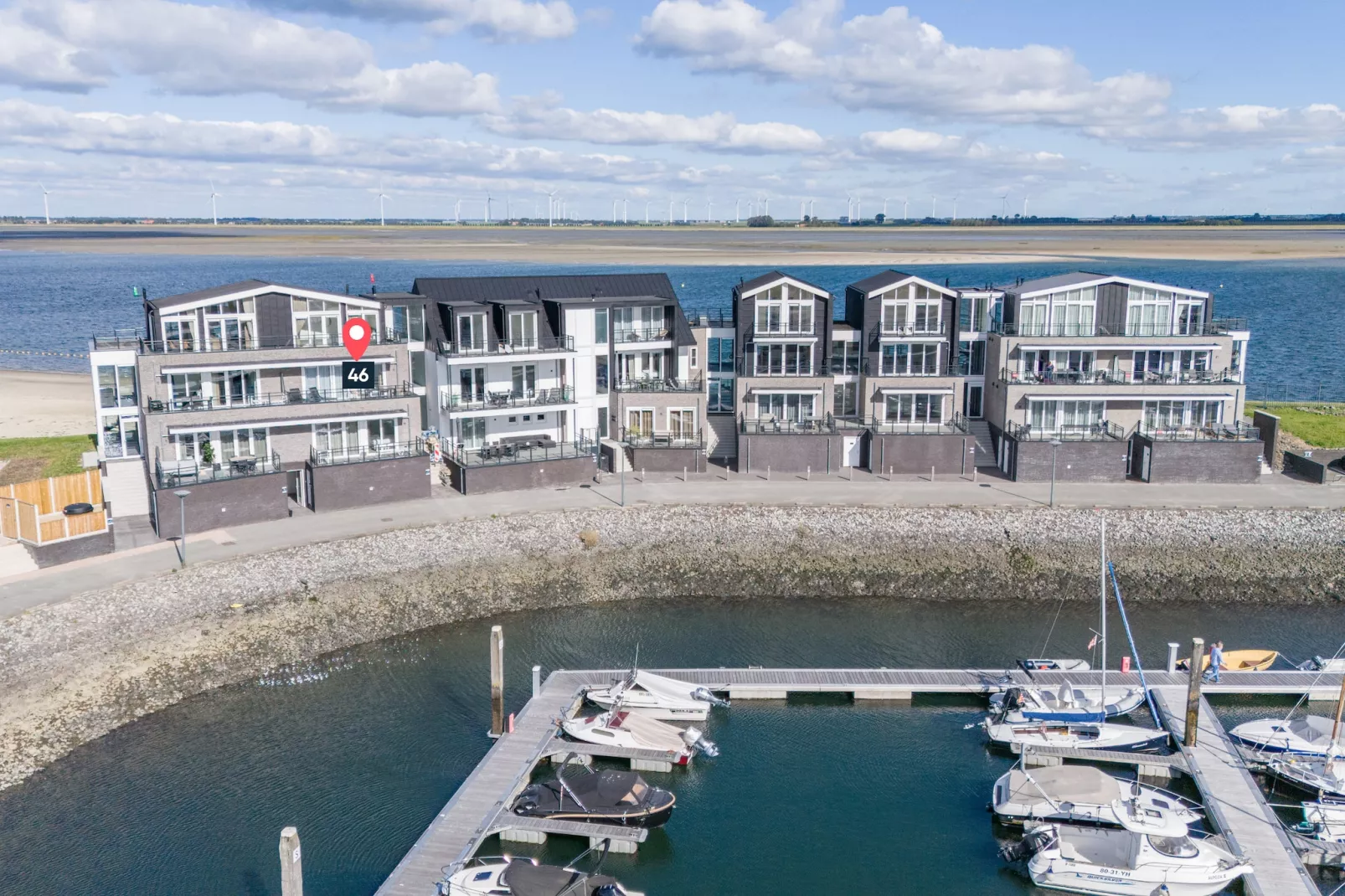 Luxe appartement Vista Maris 'Somaris' - Havenweg 8-50  Sint-Annaland