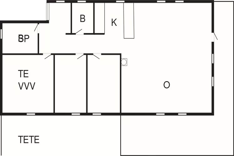 8 Personen vakantie huis in lyngdal-Plattegrond